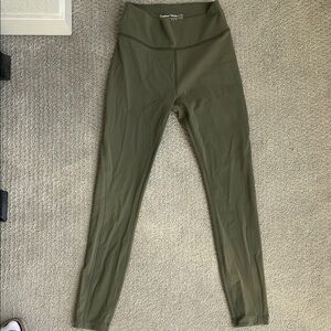 Outdoor Voices Olive Green High Wasted Legging